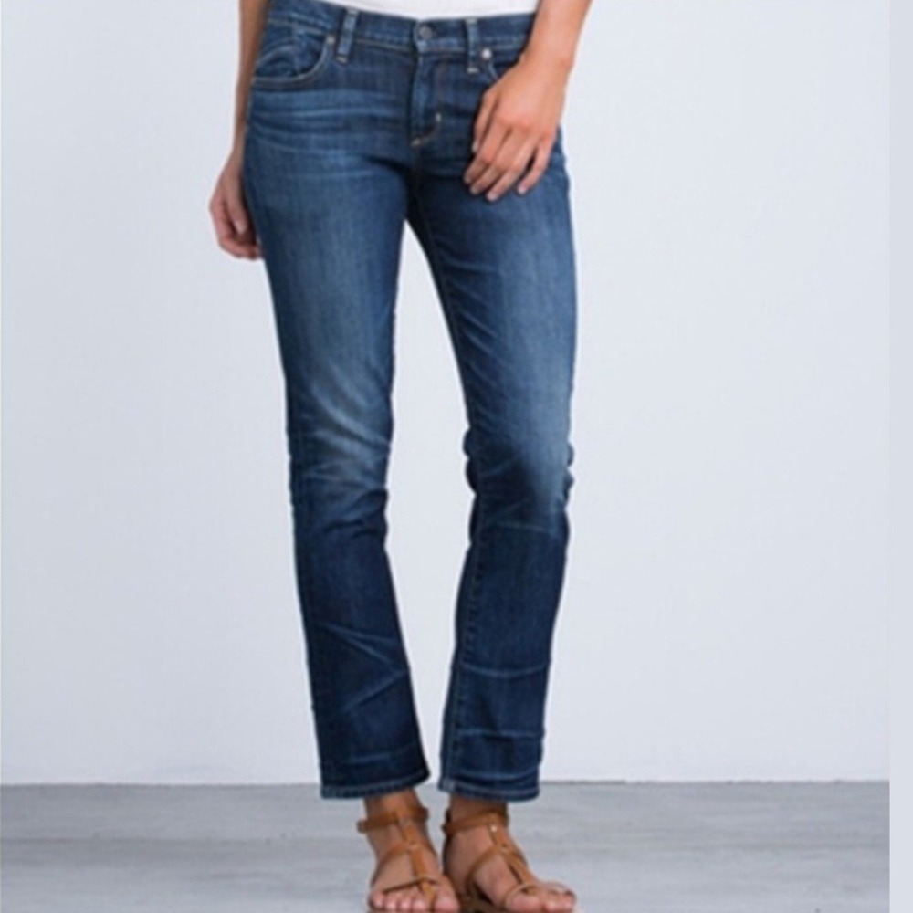 Citizens of Humanity Phoebe Slim Straight Crop Jeans‎ Dark Wash Women's Size 27